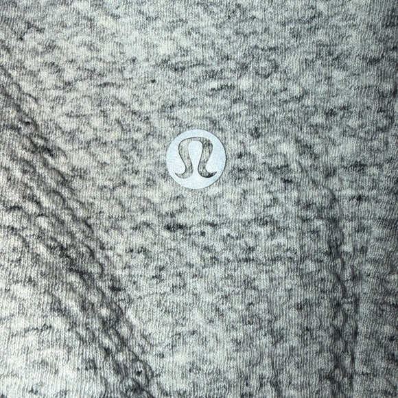 NEW Lululemon At Ease Hoodie Heathered Melody Light Grey / Black size S - Picture 8 of 9